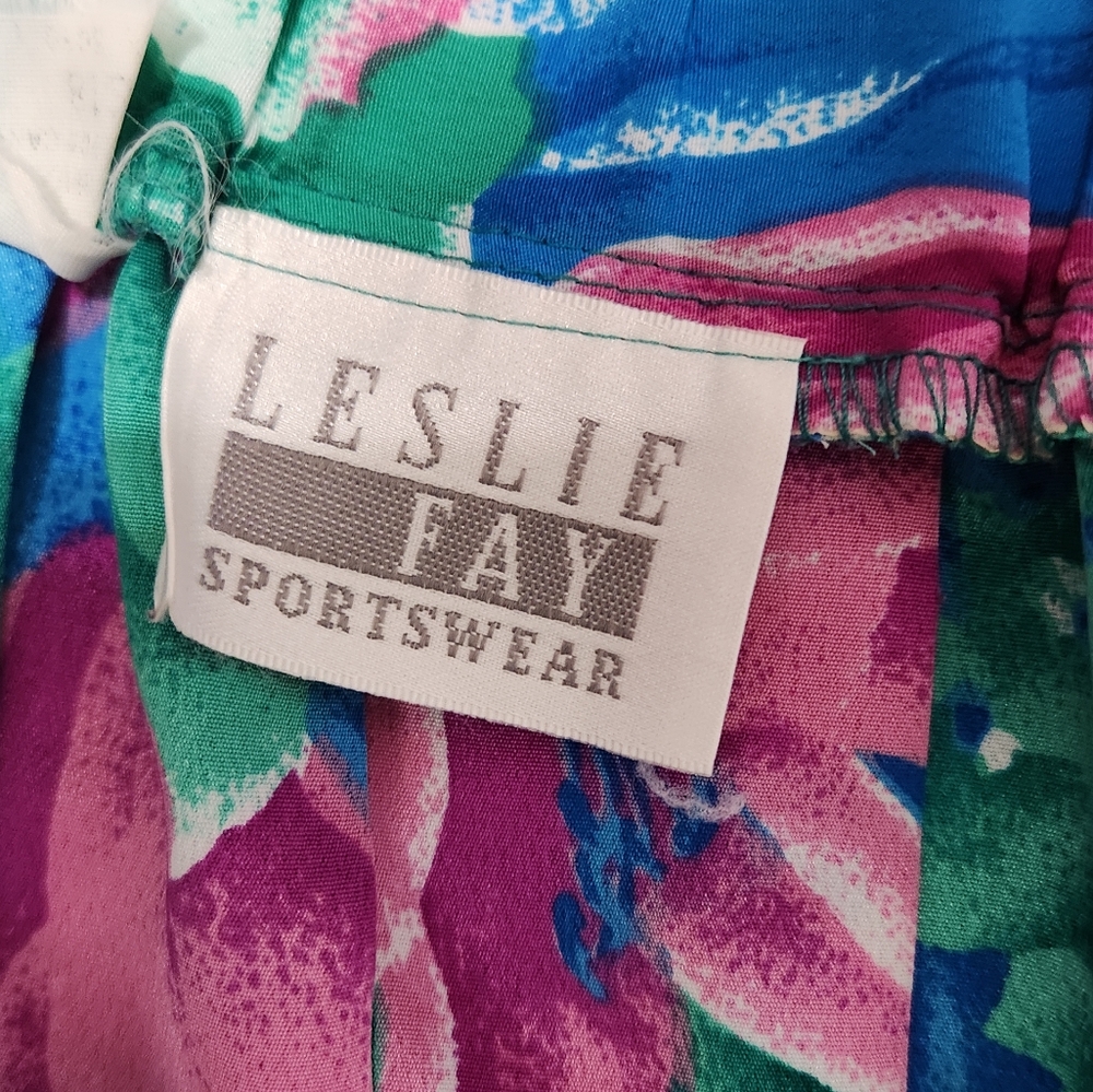 Vintage 90s Plus Size Floral Pleated Midi Skirt Estimated Size L / XL - Picture 4 of 7